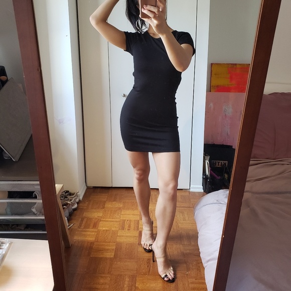 Amanda Uprichard Black Bodycon Dress - Picture 2 of 5